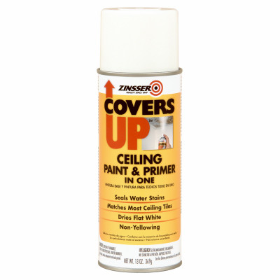 Covers Up Stain Sealing Ceiling Paint, 13-oz. Vertical Aerosol