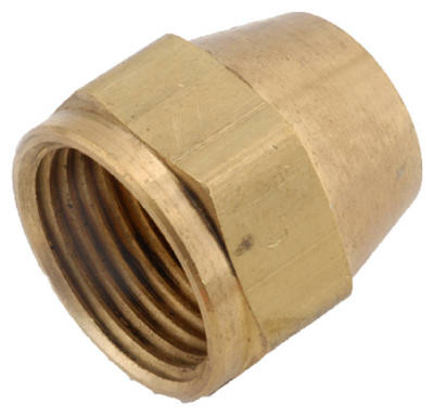 Brass Threaded Short Rod Nut, Lead Free, 1/2 In., 2-Pk.