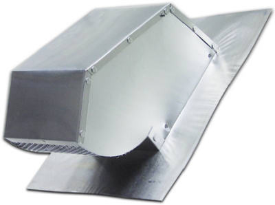HVAC Roof Cap, Round, Aluminum, 4 In.
