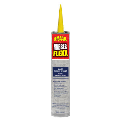 Rubber Flexx Sealant & Adhesive, Clear, 10-oz.