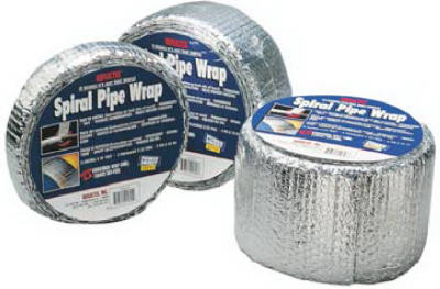 Pipe Wrap Insulation Foil, Standard Edge, 2 In. x 25 Ft.