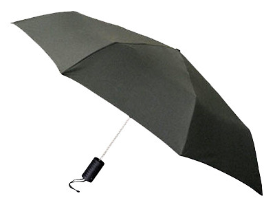 Automatic Umbrella, 42 In. Coverage, Black
