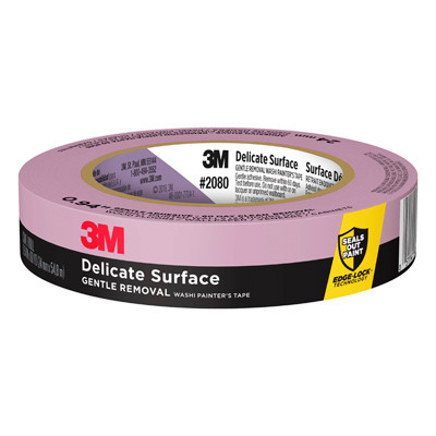 Blue, Purple Painter's Masking Tape W/ EdgeLock, .94 In. x 60 Yds.