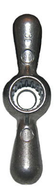 Metal Outside Faucet/Hose Bibb, Tee Handle,16 Point Broach