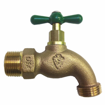 Hose Bibb, Lead-Free, 1/2-MPT x 3/4 In. Hose Thread