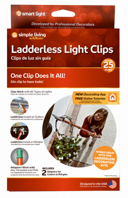 25CT Ladderless Clips