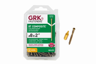 GRK RT Composite #8 x 2" Screws 100-Ct.