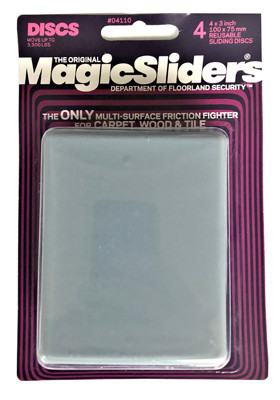 Sliding Disc, Reusable, 4 x 3-In., 4-Pk.