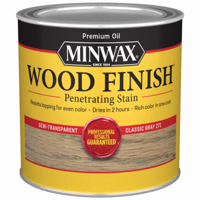 Wood Finish, Classic Gray, 1/2 Pt.
