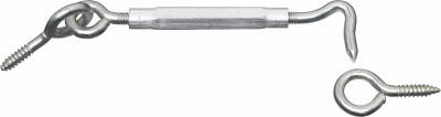 Zinc Turnbuckle Gate Hook, 3/8 x 11 In.