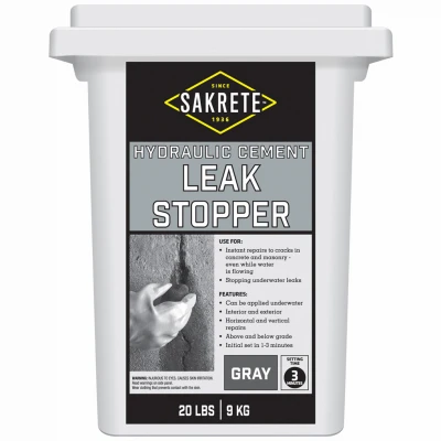 Leak Stopper Hydraulic Cement, 20 Lbs.