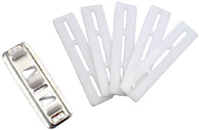 Bypass Sliding Door Floor Mount Guide & Carpet Riser, Adjustable 1/8 x 5 In.