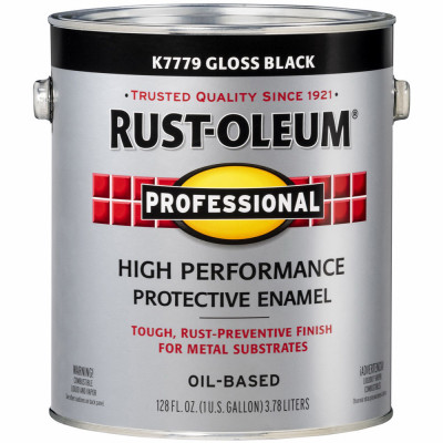 Professioanl Enamel, Black, 1-Gallon (2 pieces)