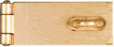 2-1/2 In. Dull Brass Safety Hasp
