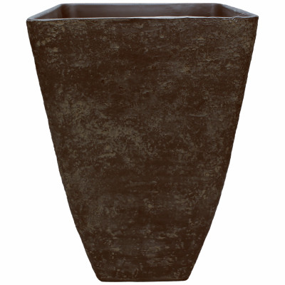 Tahoe Planter, Slate Resin, 15 In. Square