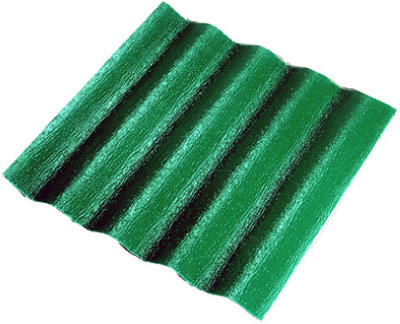 26 In. x 8 Ft. Green 5 oz. Corrugated Fiberglass (10 pieces)