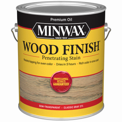 Wood Finish, Classic Gray, 1-Gallon (2 pieces)