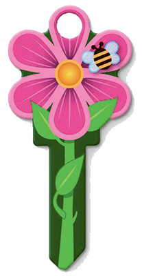 Key Blank, Schlage SC1, Flower (5 pieces)