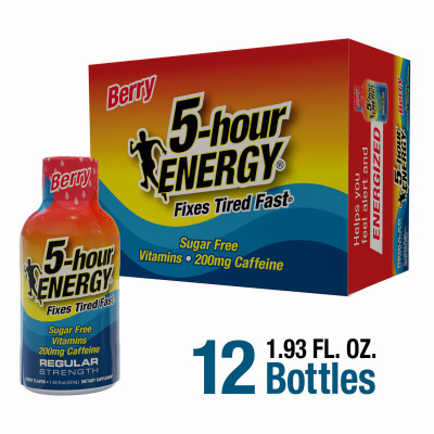 Regular Strength Shot, Berry, 1.93 oz. (12 pieces)