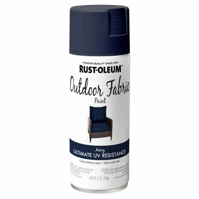 Specialty Outdoor Fabric Spray Paint, Navy, 12-oz.
