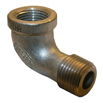 Stainless Steel 90-Degree Street Elbow, 1/4 In.