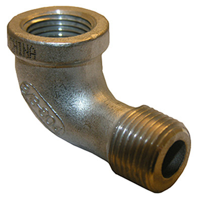 Stainless Steel 90-Degree Street Elbow, 3/8 In.
