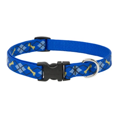 Dog Collar, Adjustable, Dapper Dog, 3/4 x 13 to 22 In.