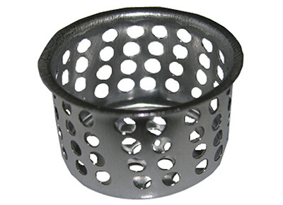 Crumb Cup Strainer, Chrome, 1-1/2 In.