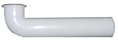 PVC Pipe Fitting, Flanged Long Ell, White, 1-1/2 In. OD x 7 In.