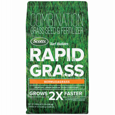 Turf Builder Rapid Grass Seed Bermudagrass, 8 Lbs., Covers 10,000 Sq. Ft.