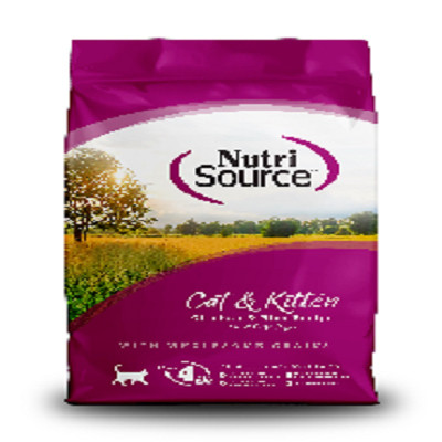 Dry Cat & Kitten Food, Chicken Rice, 4 Lbs.