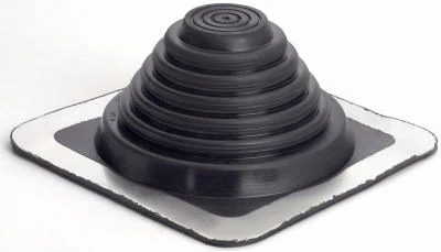 Masterflash Flexible Roof Flashing, EPDM, 12 x 12 In. Base, 5 to 9 In. Pipes