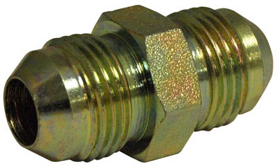 Hydraulic Adapter, 1/2-In. Male JIC x 1/2-In. Male JIC