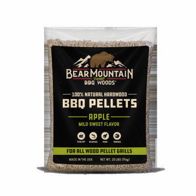 BBQ Hardwood Pellets, Apple, 20 Lb.