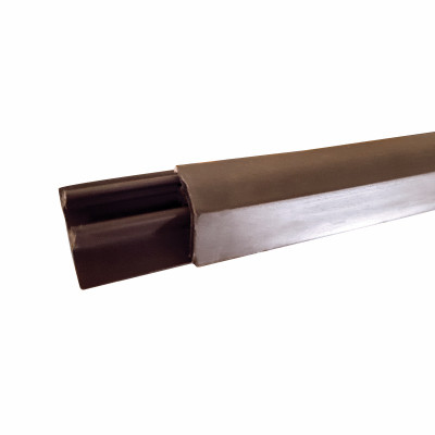 Snap Lock Vinyl Sheeting Framing Strips, Brown, 60 In.
