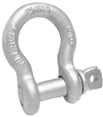 Anchor Shackle With Pin, Galvanized, 5/16 In.