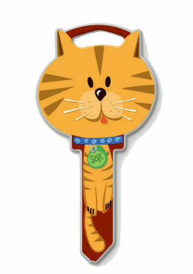Key Blank, KW1, Cat (5 pieces)