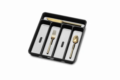 Silverware Tray, Granite, 5-Comparments