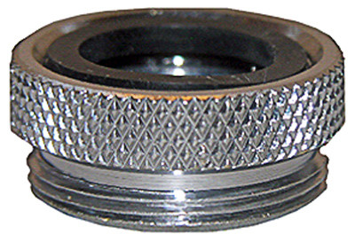 Price Pfister Aerator Adapter, Chrome-Plated, 3/4 x 27 Female Thread x 55/64 In. x 27 Male Thread