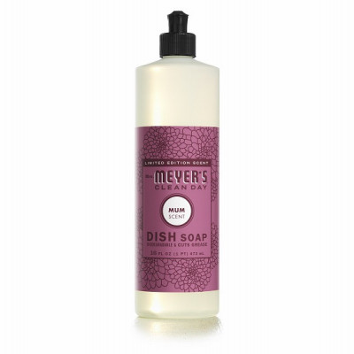 Liquid Dish Soap, Fall Seasonal Mum Scent, 16 oz.