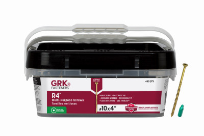 GRK R4 #10 x 4" Screws 450-Ct.