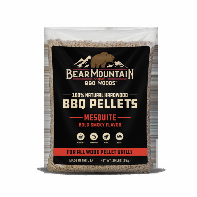 BBQ Hardwood Pellets, Mesquite, 20 Lb.