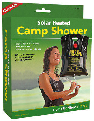 Solar Heated Camp Shower, 4.2 Gallon