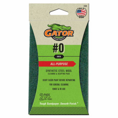 Cleaning & Stripping Synthetic Steel Wool, 3-7/8 x 6 In., 2-Pk.