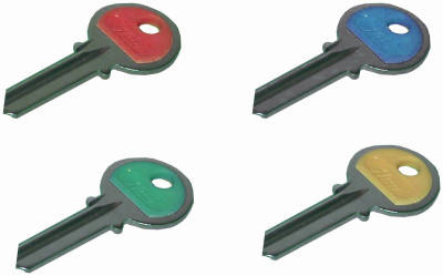 Ilco Nickel-Plated Brass Lock Key Blank (5 pieces)