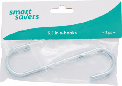 SS 2PK 5-1/2" S Hook