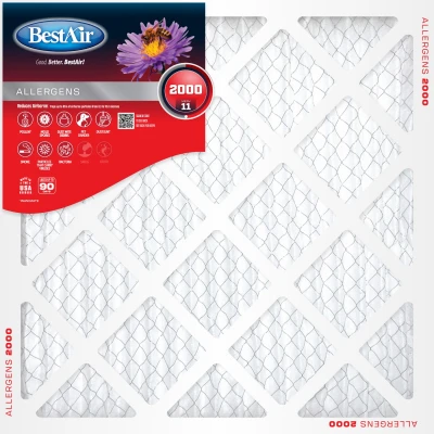 18x18 x 1 In. MERV 11 Furnace Filter, 90 Days (12 pieces)