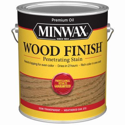 Wood Finish, Weathered Oak, 1-Gallon (2 pieces)