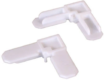 Screen Frame Corners, White Nylon, 3/4 x 7/16 In., 100-Pk.