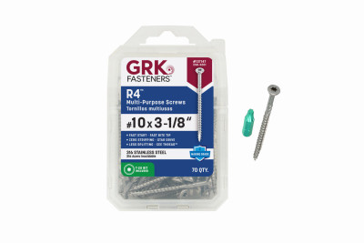 GRK R4 316 Stainless Steel #10 x 3-1/8" Screws 70-Ct.